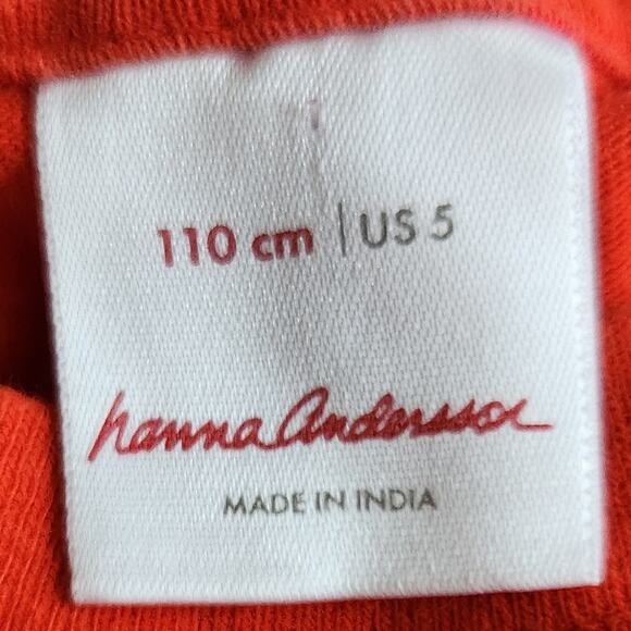 Hanna Andersson Kids Summer Transportation Tee Tangy Red Cars Size 5 | 110 cm - Picture 6 of 7